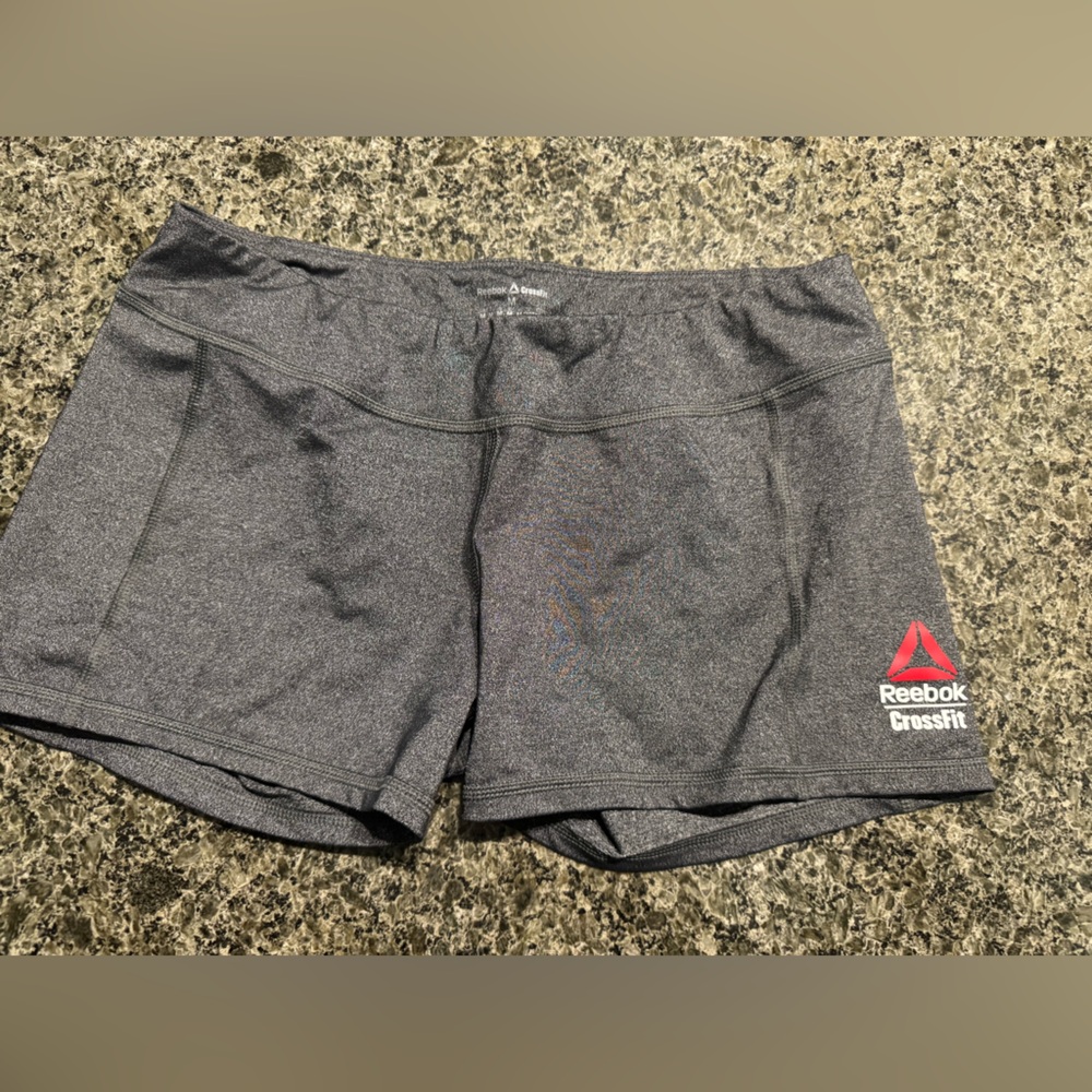 Reebok Crossfit Charcoal Athletic Shorts